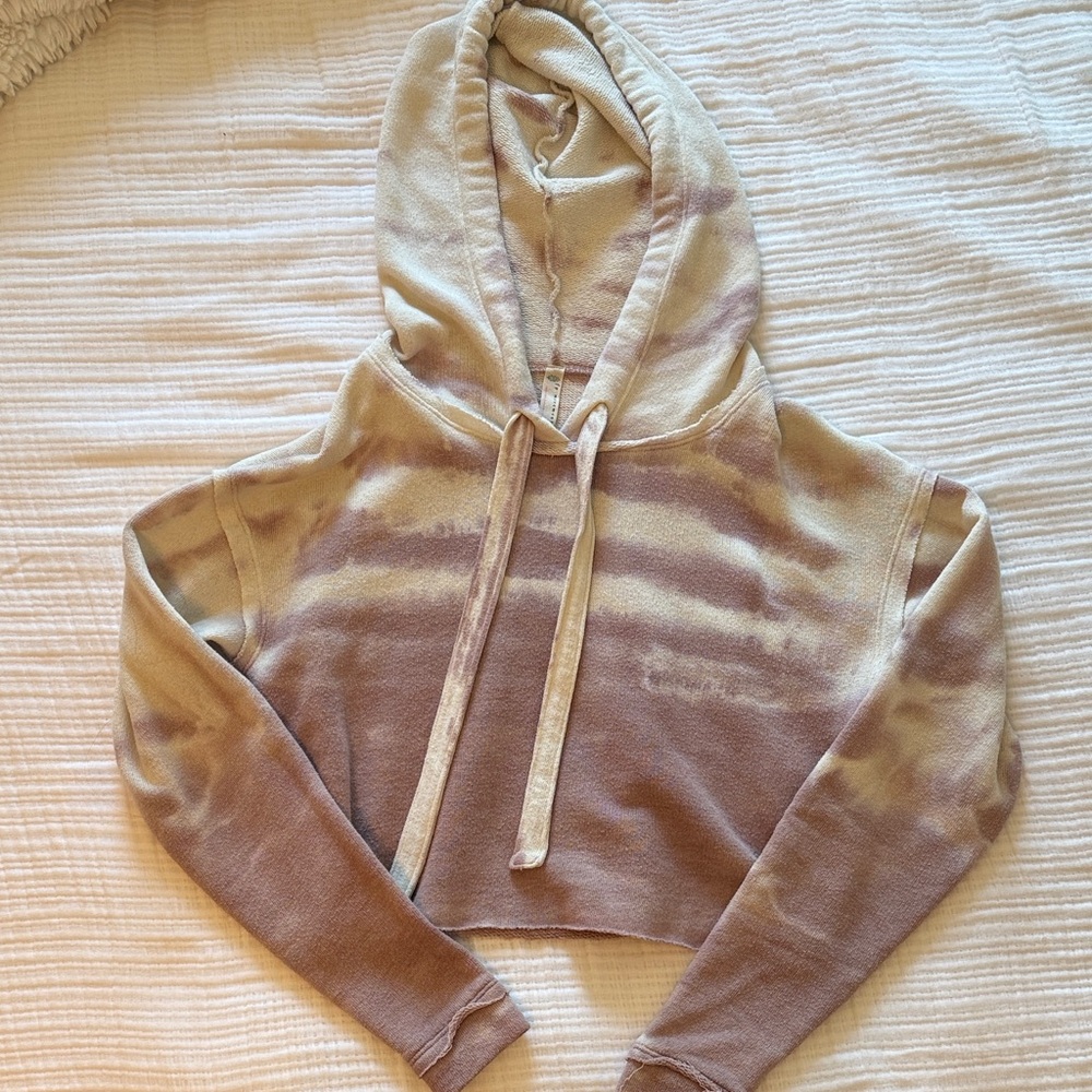 FP Movement by Free People Tie-Dye Hoodie - Lavender and Beige